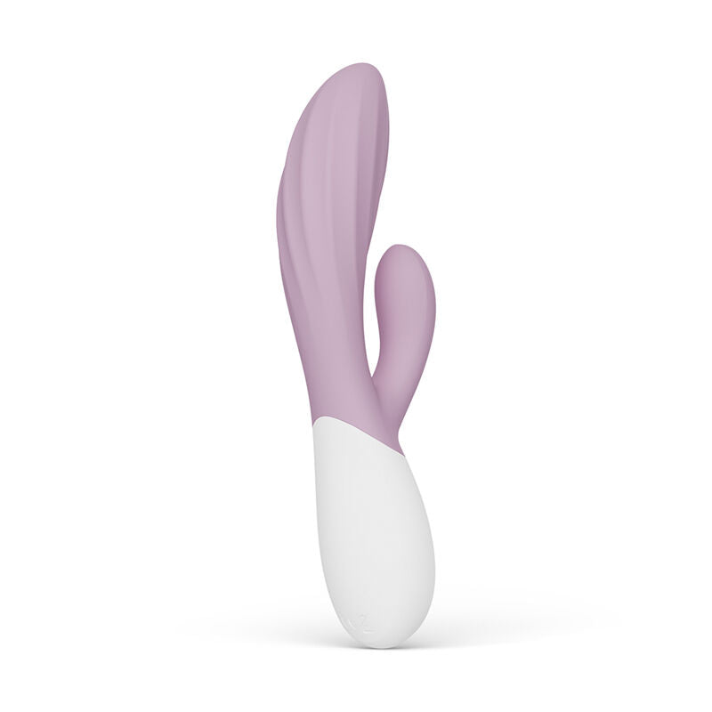 LELO - INA TWIST DOUBLE VIBRATEUR LAPIN POUR LE POINT G ET LE CLITORIS ROSE LELO