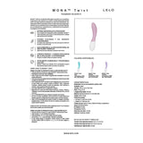 LELO - MONA TWIST VIBRATEUR POINT G RECHARGEABLE CONTRÔLÉ PAR APPLICATION LAVANDE LELO