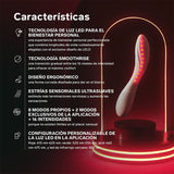 LELO - MONA SPECTRA MASSEUR INTIME À LUMIÈRE ROUGE RECHARGEABLE CONTRÔLÉ PAR APPLICATION LELO