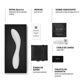 LELO - MONA SPECTRA MASSEUR INTIME À LUMIÈRE ROUGE RECHARGEABLE CONTRÔLÉ PAR APPLICATION LELO