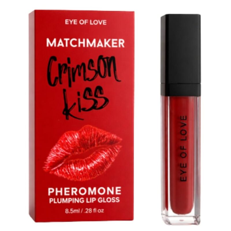 EYE OF LOVE - MATCHMAKER CRIMSON KISS Gloss à lèvres rouge effet volumisant aux phéromones 8,5 ml EYE OF LOVE