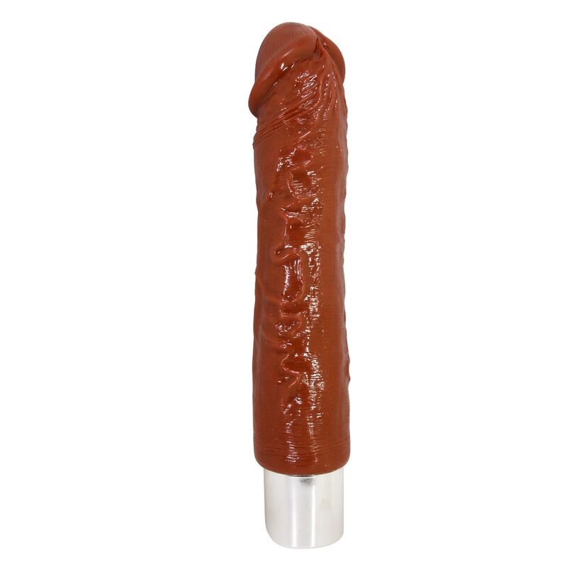 PRETTY LOVE - VIBRATEUR RÉALISTE PROFESSIONNEL 23,5 CM Ø 4,8 CM MARRON DILDOS