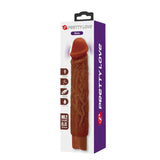 PRETTY LOVE - VIBRATEUR RÉALISTE OWEN 22,5 CM Ø 4,5 CM MARRON HIGH TECH