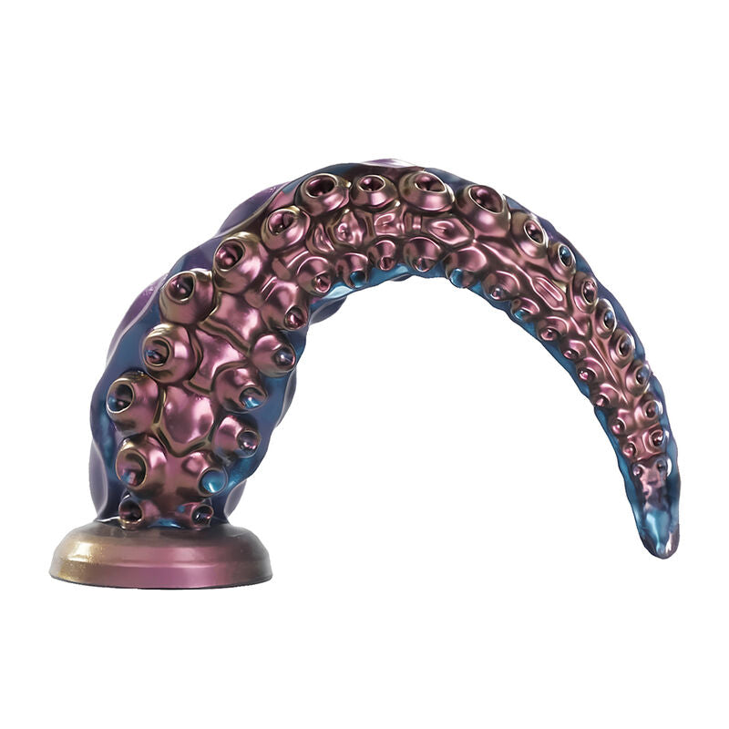 POWER MONSTERS - GODEMICHÉ EN SILICONE TRICOLORE FANTAISIE À TENTACULES ABYSSAUX 46 CM Ø 7 CM POWER MONSTERS
