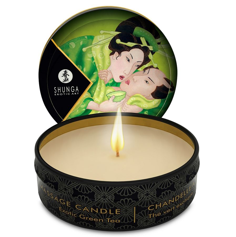 SHUNGA - MINI CARESSE À LA BOUGIE PRÉSENTOIR BOUGIES DE MASSAGE 24 UNITÉS SHUNGA CANDLES