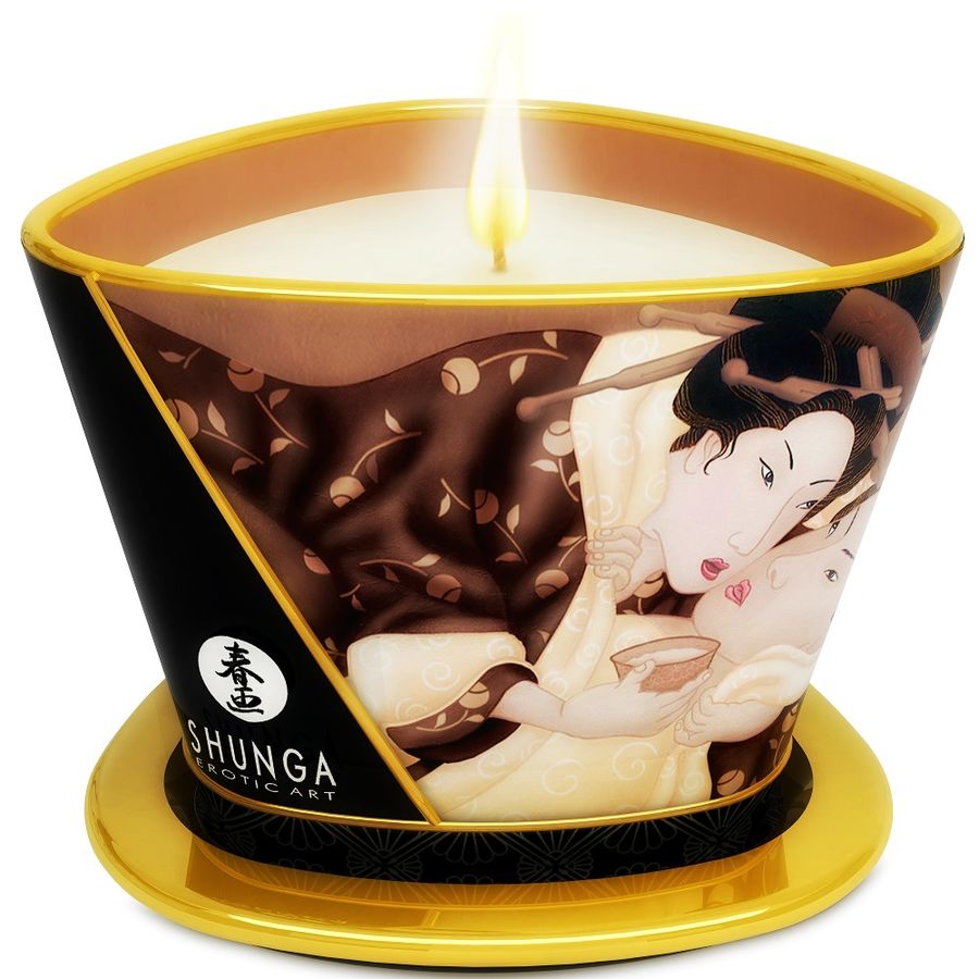 SHUNGA Chocolat, bougie de massage 170 ml