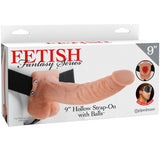 FETISH FANTASY SERIES - SANGLE CREUSE 9 AVEC BOULES 22,9 CM CHAIR FETISH FANTASY SERIES