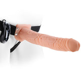 FETISH FANTASY SERIES - 11 STRAP-ON CREUX VIBRANT AVEC BILLES 27.9CM CHAIR FETISH FANTASY SERIES