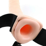 FETISH FANTASY SERIES - 19 CM VIBRANT CREUX STRAP-ON MARRON FETISH FANTASY SERIES