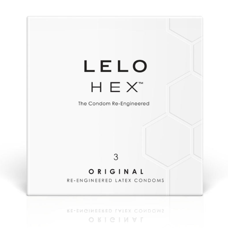 LELO HEX Original - Préservatifs, boîte de 3 — vue 1
