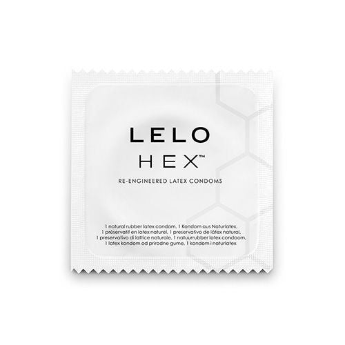 LELO - BOÎTE DE PRÉSERVATIFS HEX 3 UNITÉS LELO