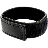 LEATHER BODY - SANGLE EN CUIR RÉGLABLE AVEC VELCRO POUR PÉNIS NOIR LEATHER BODY