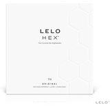 LELO - BOÎTE DE PRÉSERVATIFS HEX 36 UNITÉS LELO