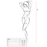 PASSION - FEMME BS017 BODYSTOCKING NOIR TAILLE UNIQUE PASSION WOMAN BODYSTOCKINGS