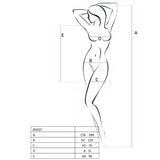 PASSION - FEMME BS025 BODYSTOCKING BLANC STYLE ROBE TAILLE UNIQUE PASSION WOMAN BODYSTOCKINGS