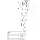 PASSION - FEMME BS026 BODYSTOCKING BLANC STYLE ROBE TAILLE UNIQUE PASSION WOMAN BODYSTOCKINGS