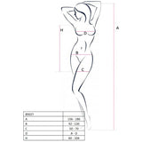 PASSION - FEMME BS027 BODYSTOCKING ROUGE STYLE ROBE TAILLE UNIQUE PASSION WOMAN BODYSTOCKINGS