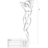 PASSION - FEMME BS038 BODYSTOCKING NOIR TAILLE UNIQUE PASSION WOMAN