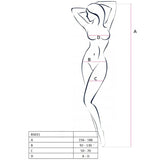 PASSION - FEMME BS031 BODYSTOCKING BLANC TAILLE UNIQUE PASSION WOMAN BODYSTOCKINGS