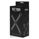 FETISH SUBMISSIVE - UNION DE MENOTTES EN CUIR VÉGAN FETISH SUBMISSIVE BONDAGE