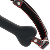 DARKNESS - BÂILLON EN SILICONE NOIR DARKNESS BONDAGE