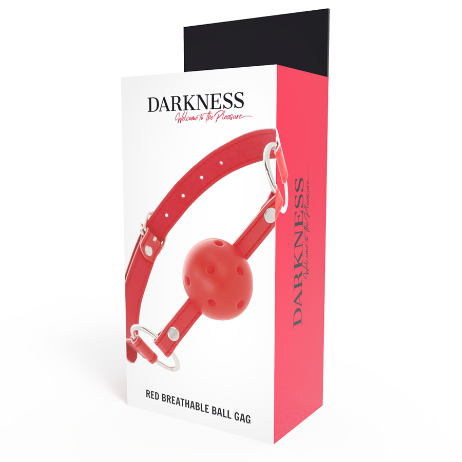 DARKNESS - BÂTON RESPIRANT ROUGE DARKNESS BONDAGE