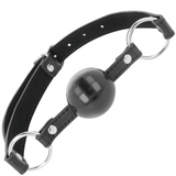 DARKNESS - BÂILLON BOULE NOIRE DARKNESS BONDAGE