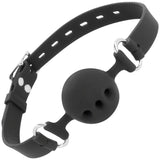 DARKNESS - BTON EN SILICONE RESPIRANT NOIR DARKNESS BONDAGE