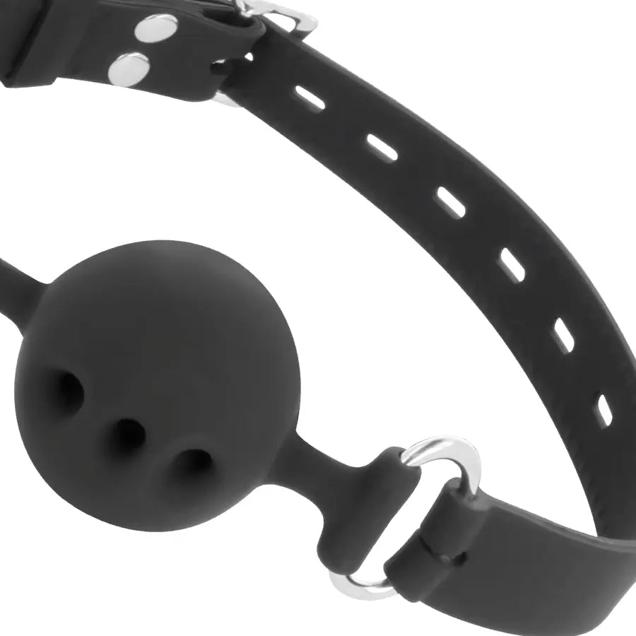 DARKNESS - BTON EN SILICONE RESPIRANT NOIR DARKNESS BONDAGE