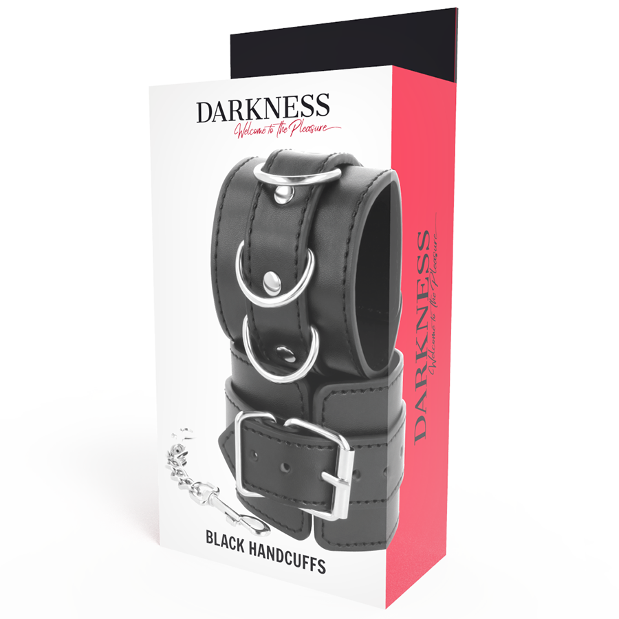 DARKNESS - MENOTTES NOIRES DARKNESS BONDAGE