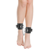 DARKNESS - MENOTTES DE CHEVILLE AJUSTABLES EN CUIR NOIR DARKNESS BONDAGE
