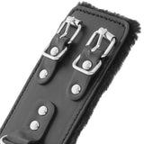 DARKNESS - MENOTTES AJUSTABLES EN CUIR NOIR AVEC DOUBLURE DARKNESS BONDAGE
