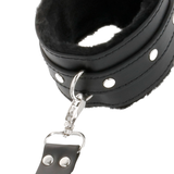 DARKNESS - MENOTTES EN CUIR POUR PIEDS ET MAINS NOIR DARKNESS BONDAGE