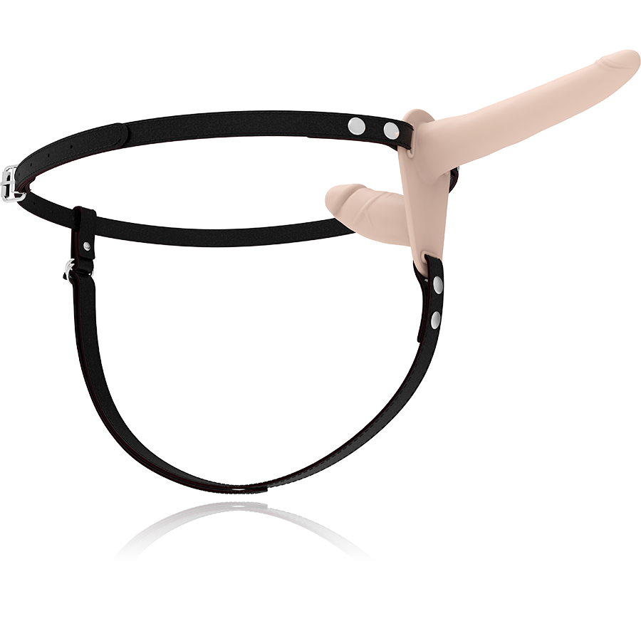 FETISH SUBMISSIVE HARNESS - DOUBLE PÉNÉTRATION CHAIR FETISH SUBMISSIVE HARNESS