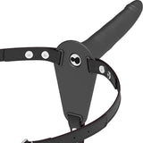 FETISH SUBMISSIVE HARNESS - VIBRATEUR SILICONE NOIR 15 CM FETISH SUBMISSIVE HARNESS