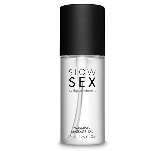 Bijoux Indiscrets Slow Sex - Huile de massage chauffante 50 ml — vue 2