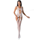 PASSION - FEMME BS057 BODYSTOCKING BLANC TAILLE UNIQUE PASSION WOMAN