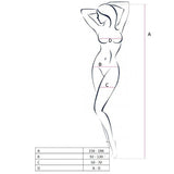 PASSION - FEMME BS047 BODYSTOCKING ROUGE TAILLE UNIQUE PASSION WOMAN