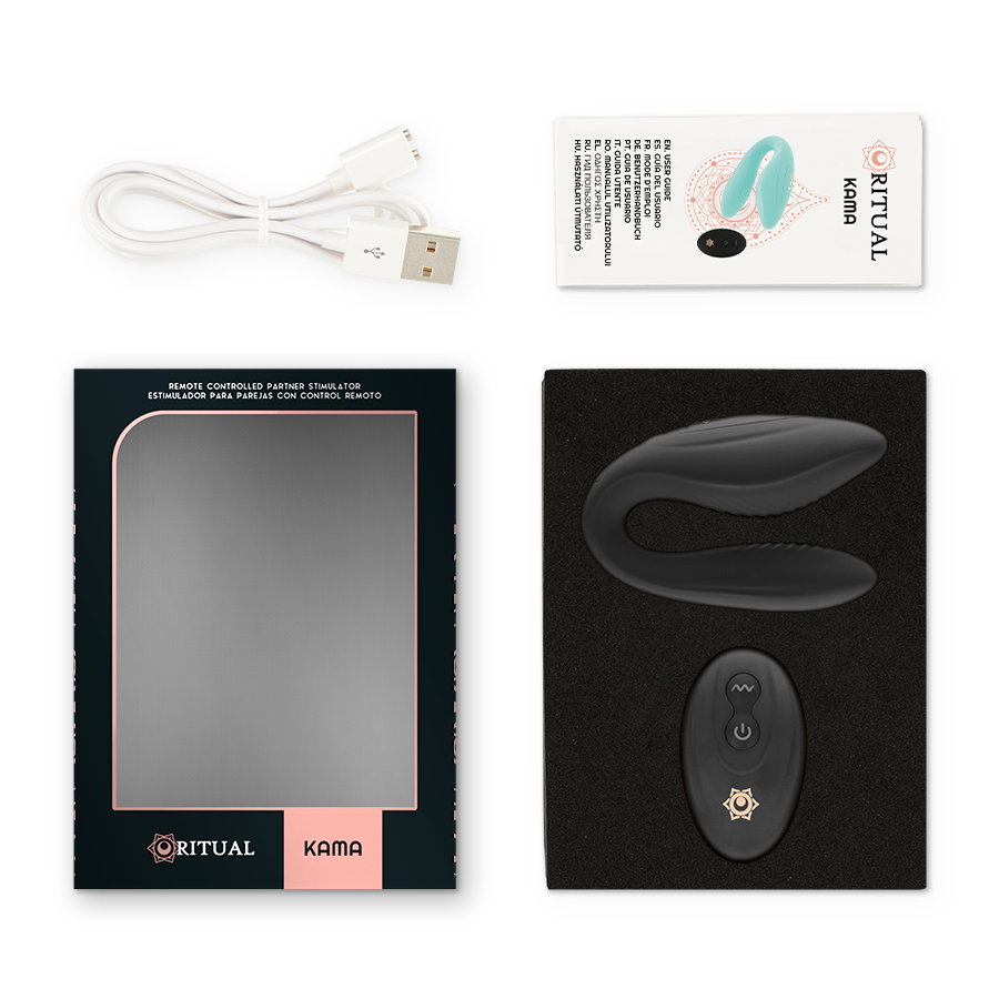 RITHUAL - TÉLÉCOMMANDE KAMA POUR COUPLES AZABACHE RITHUAL