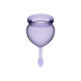 SATISFYER - COUPE MENSTRUELLE FEEL GOOD VIOLET 15 + 20 ML SATISFYER MENSTRUAL CUPS