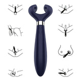SATISFYER - ENDLESS FUN MULTI VIBRATEUR 3 BLEU SATISFYER PARTNER