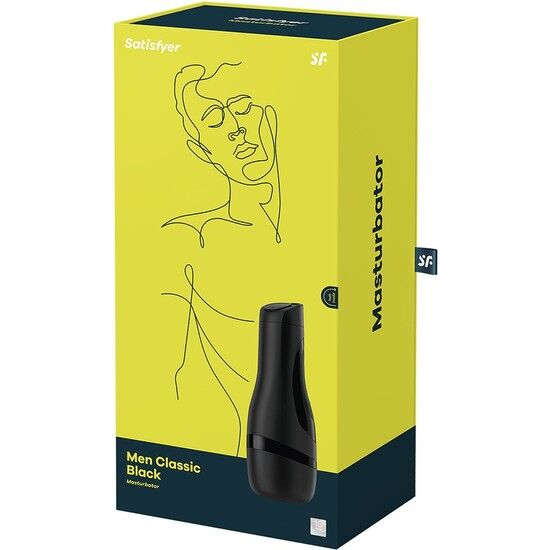 SATISFYER - MASTURBATEUR HOMME CLASSIQUE NOIR SATISFYER MEN