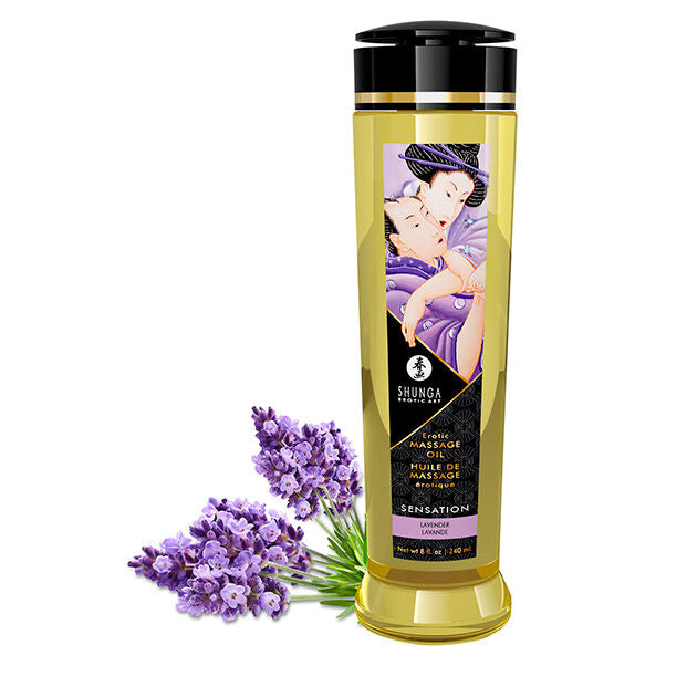 SHUNGA - HUILE DE MASSAGE ÉROTIQUE SENSATION 240 ML SHUNGA OILS