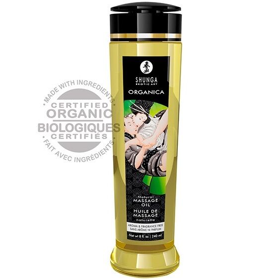 SHUNGA Naturelle - Huile de massage bio 240 ml