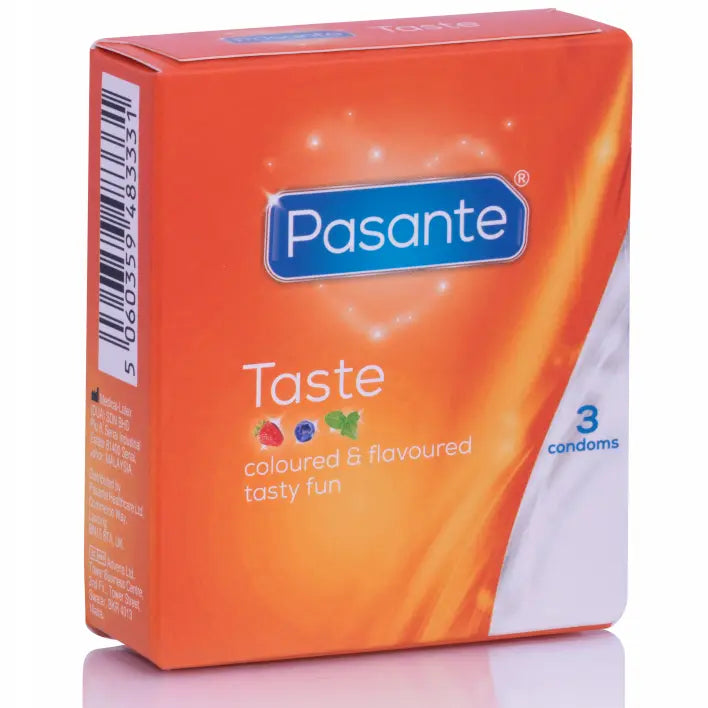 PASANTE - PRÉSERVATIFS SAVEURS 3 UNITÉS PASANTE