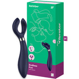SATISFYER - ENDLESS FUN MULTI VIBRATEUR 3 BLEU SATISFYER PARTNER