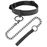 DARKNESS - COLLIER NOIR AVEC CHAÎNE DARKNESS BONDAGE
