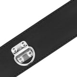 DARKNESS - COLLIER BDSM AVEC SERRURE NOIRE DARKNESS BONDAGE