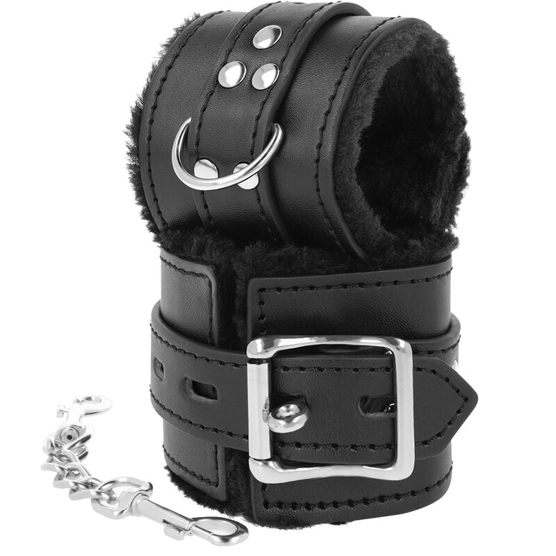DARKNESS - MENOTTES BDSM DOUBLÉES NOIRES DARKNESS BONDAGE