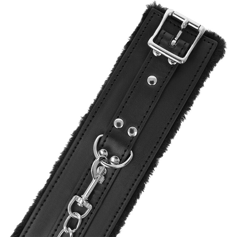 DARKNESS - MENOTTES BDSM DOUBLÉES NOIRES DARKNESS BONDAGE
